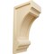 Ekena Millwork 4"W x 5"D x 10"H Diane Recessed Wood Corbel, Maple CORW04X05X10DIMA - alternate 1